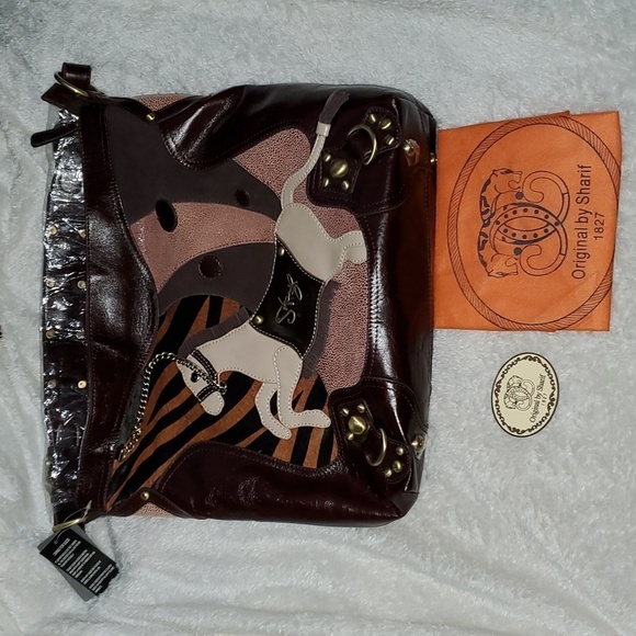 NWT Original by Sharif 1827 Horse Design Shoulder Bag Purse - Picture 14 of 14